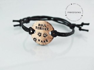 Bransoletka Bullterrier Mama