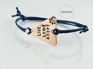 Bransoletka Trójkątna II - Live Love Adopt
