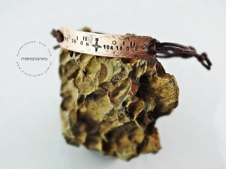 Bransoletka Współrzędne Geograficzne z Kompasem