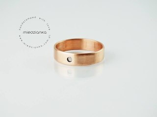 Obrączka Miedziana Simple Circle