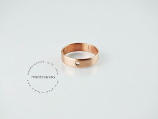 Obrączka Miedziana Simple Circle