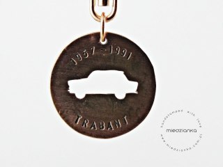 Trabant - Brelok miedziany