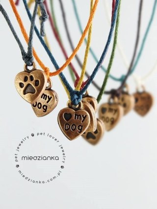 Bransoletka Dog Love Miedziana