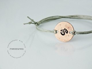 Bransoletka OM - Miedziana Równowaga
