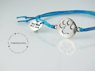 Bransoletka Paw Print Charm MadeWithLove