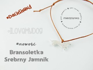 Bransoletka Srebrny Jamnik