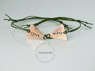 Bransoletka Trójkątna - 4 Luck