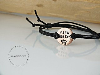 Bransoletka miedziana Psia Krew