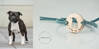Bransoletka wycinana z sylwetką Twojego psa