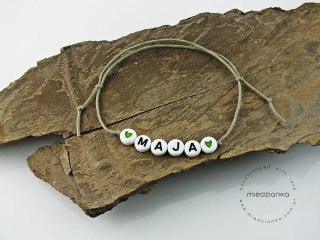 Bransoletka z imieniem Double Heart