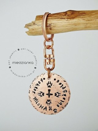 Brelok do kluczy Obieżypies dla zwierzoluba