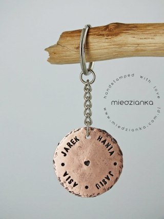 Brelok do kluczy dla mamy lub taty