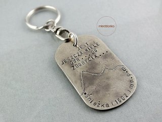 Brelok do kluczy z górami (alpaka)