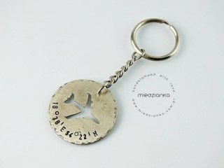 Brelok z samolotem z alpaki [personalizacja]