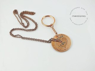 Miedziany Set dla zakochanych - personalizacja