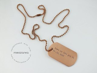 Nieśmiertelnik Love me like you do [bez oksydy]