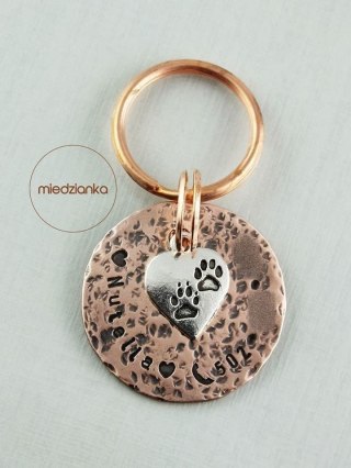 Ø32mm Adresówka Copper Elegant Dog Track