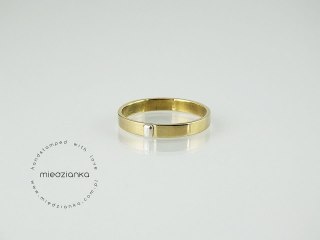 Obrączka Mosiężna Simple Rectangle