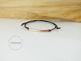 Bransoletka Copper Tube Błysk