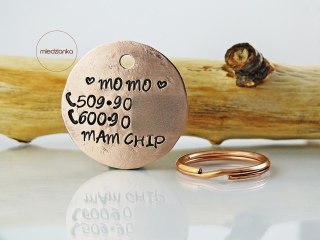 Ø32mm Adresówka dla psa Fancy Letters