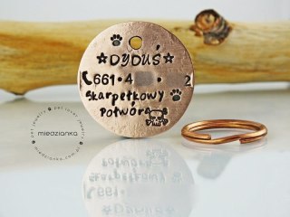 Ø32mm Adresówka dla psa Skarpetkowy Potwór