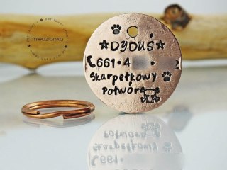 Ø32mm Adresówka dla psa Skarpetkowy Potwór