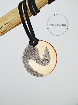 Naszyjnik Wilczy Yin Yang ☯ II