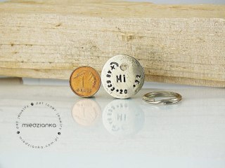 Ø20mm Adresówka dla małego psa [alpaka]