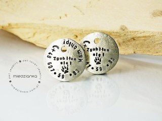 Ø25mm Adresówka BEZ IMIENIA [alpaka]