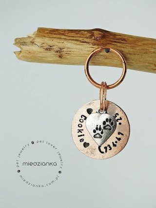 Ø25mm Adresówka Copper Elegant DOG TRACK
