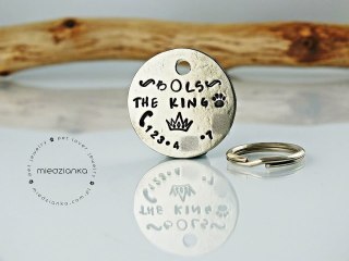 Ø25mm Adresówka KING Silver