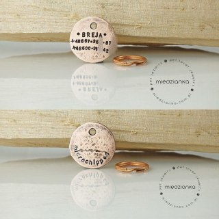 Ø25mm Adresówka MICROCHIPPED / MAM CHIP