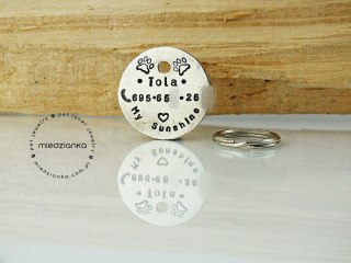 Ø25mm Adresówka My Sunshine z alpaki