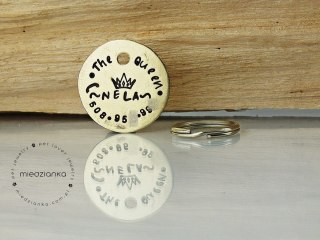 Ø25mm Adresówka QUEEN Brass