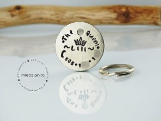 Ø25mm Adresówka QUEEN Silver