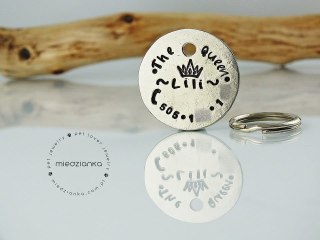Ø25mm Adresówka QUEEN Silver