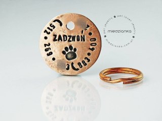 Ø25mm Adresówka dla średniego psa (bez imienia)