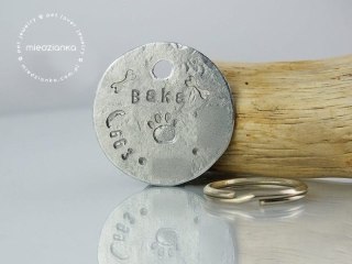 Ø25mm Adresówka z aluminium dla psa