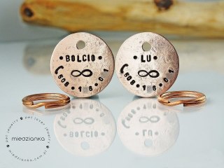 Ø25mm Set adresówek miedzianych Infinity