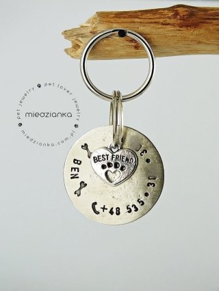 Ø32 mm Adresówka Silver Chic [Best Friend]