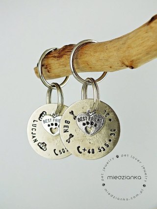 Ø32 mm Adresówka Silver Chic [Best Friend]