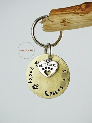 Ø32mm Adresówka Brass Glamour Best Friend II