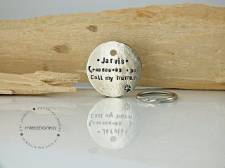 Ø32mm Adresówka Call My Human [alpaka]