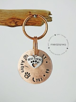 Ø32mm Adresówka Copper Elegant [Best Friend]