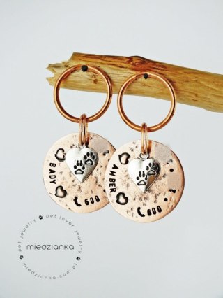 Ø32mm Adresówka Copper Elegant Dog Track II