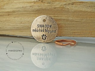 Ø32mm Adresówka Minimal [brąz] dwustronna