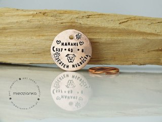 Ø32mm Adresówka dla amstaffa-Jestem miłością