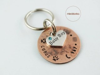 Ø32mm Adresówka dla psa Baby Boy