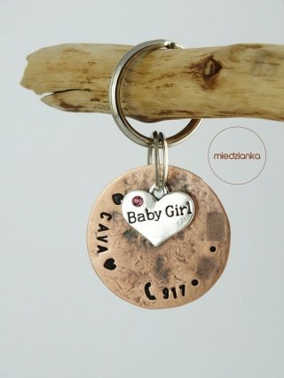 Ø32mm Adresówka dla psa Baby Girl/Boy