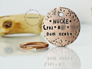 Ø32mm Adresówka dla psa DOM CZEKA